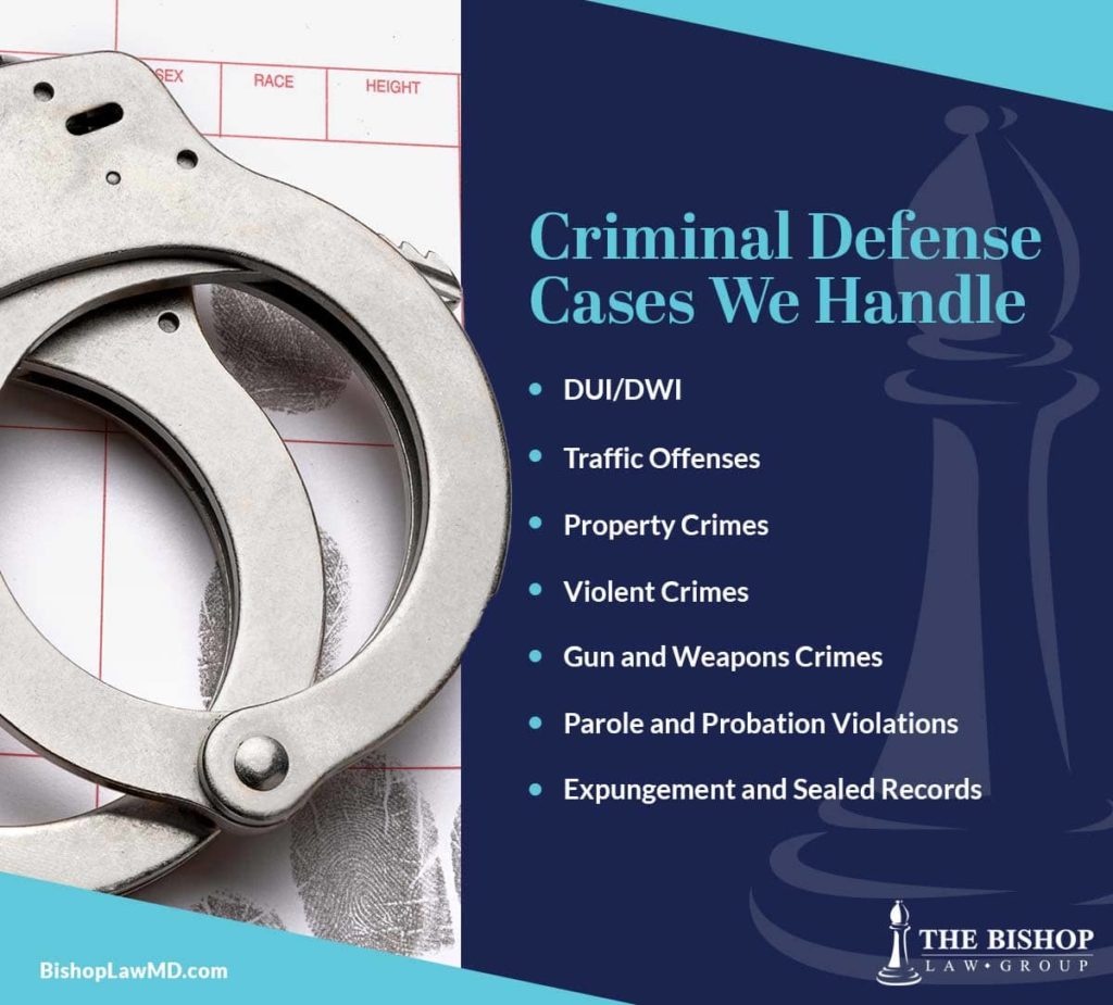 Our Criminal Defense Services | The Bishop Law Group