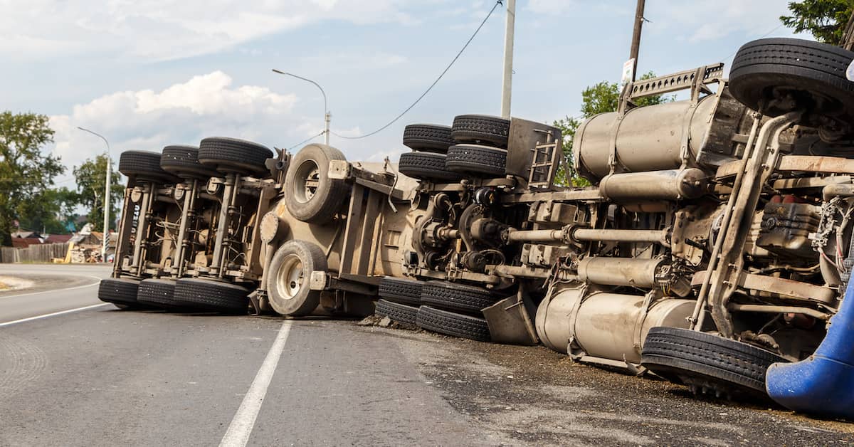 a truck rollover accident in Baltimore | The Bishop Law Group