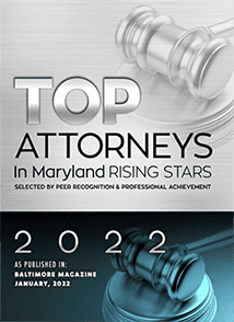 Image of top attorneys in Maryland recognized as Rising Stars - The Bishop Law Group